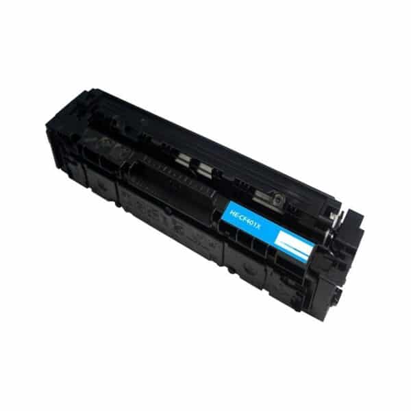 HP CF401X 201X kompatibilny toner 2300 strán A4 pri 5% pokrytí HP Color LaserJet Pro M 250 Series, Pro M 252 dw, Pro M 252 n, Pro M 270 Series