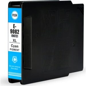 Epson T9082 XL  / C13T908240 / Cyan, 39 ml kompatibilná atramentová náplň