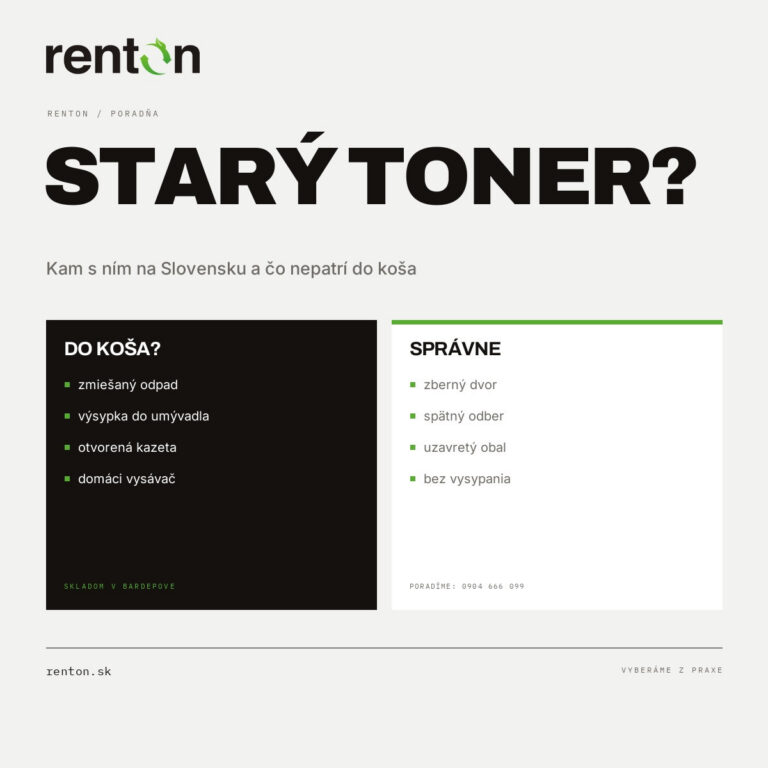 Recyklácia tonerových kaziet na Slovensku